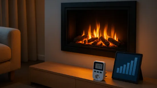 Скільки електроенергії споживає електрокамін і як заощадити