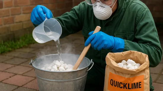 Як правильно гасити вапно в домашніх умовах: покрокова інструкція + типові помилки