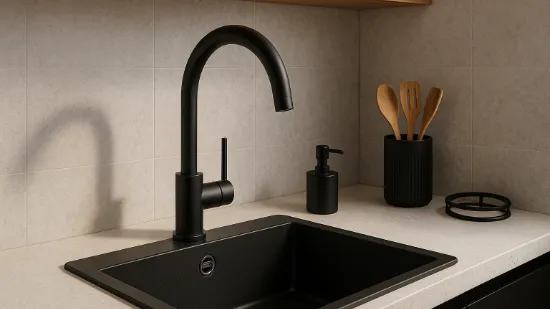 Чорні змішувачі на кухню: тренд чи практичне рішення