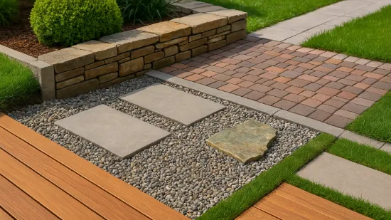 Які будівельні матеріали використовують для облаштування двору