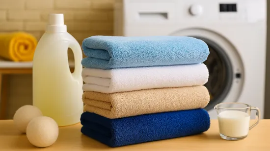 Як позбутися жорсткості рушників після прання