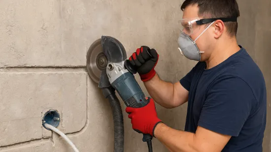 Як штробити стіни під проводку: покрокова інструкція