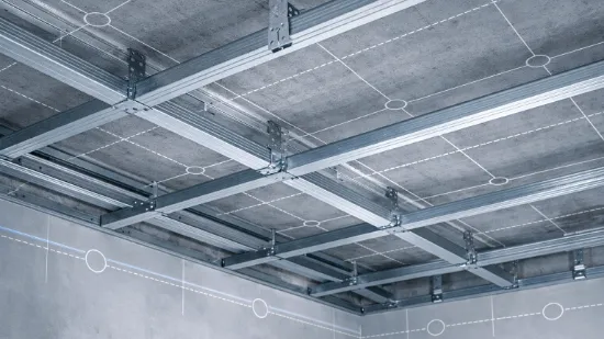 Як зробити каркас під гіпсокартон на стелю — схема, матеріали та поради