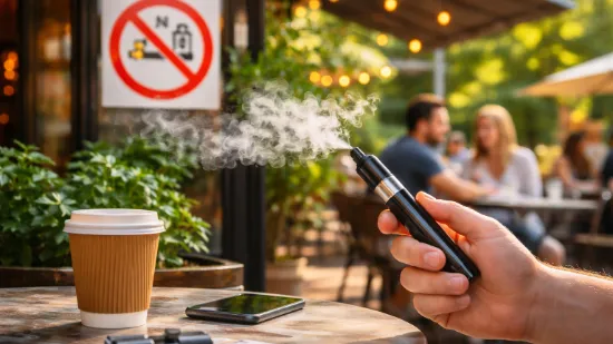 Чи можна курити електронну сигарету в громадських місцях в Україні