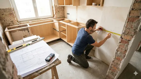 Як розрахувати розміри кухонного гарнітура самостійно