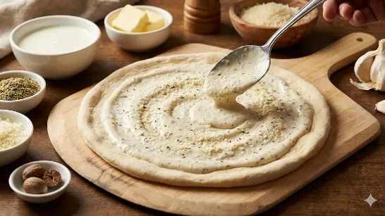 Як приготувати вершковий соус на піцу: покроковий рецепт