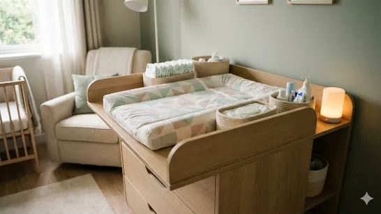 Як правильно вибрати пеленальний столик для новонародженого