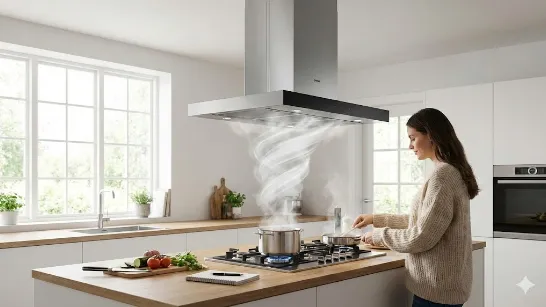 Яку потужність витяжки вибрати залежно від площі кухні