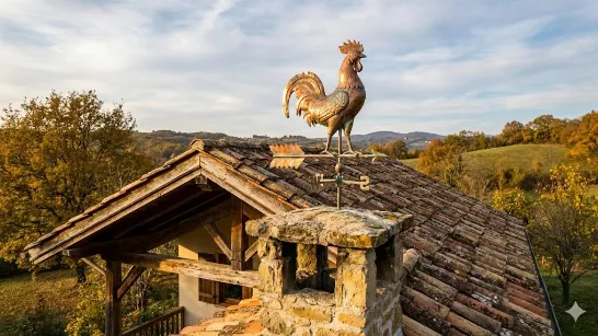 Що таке флюгер і для чого він потрібен на даху будинку