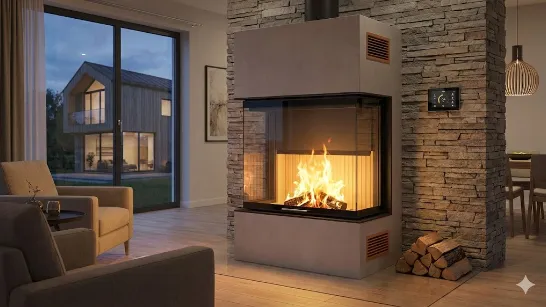 Сучасні камінні топки: види, особливості та призначення