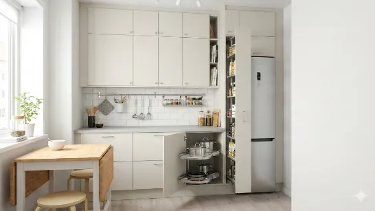 Як вибрати меблі для маленької кухні