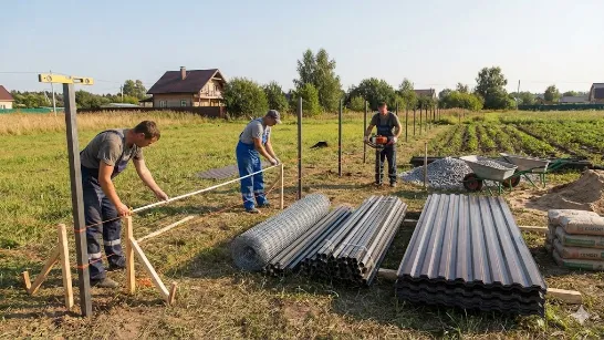 З чого почати встановлення паркану на ділянці