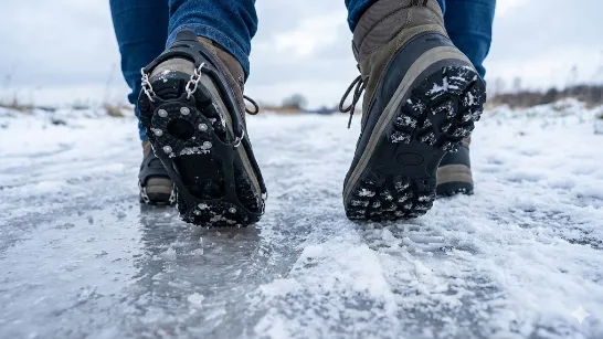 Льодоходи vs зимове взуття з протектором: що ефективніше на льоду