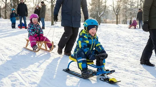Снігокат чи санки: що краще купити дитині на зиму