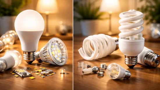 Світлодіодні лампи чи люмінесцентні: що краще для дому