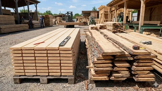 Яка різниця між обрізними та необрізними дошками