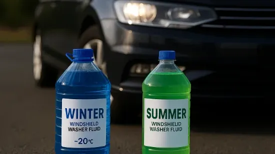 Чим відрізняється зимова рідина для склоомивача від літньої