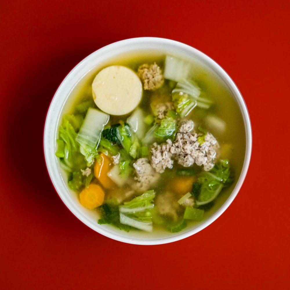 Вегетарианский суп с брокколи